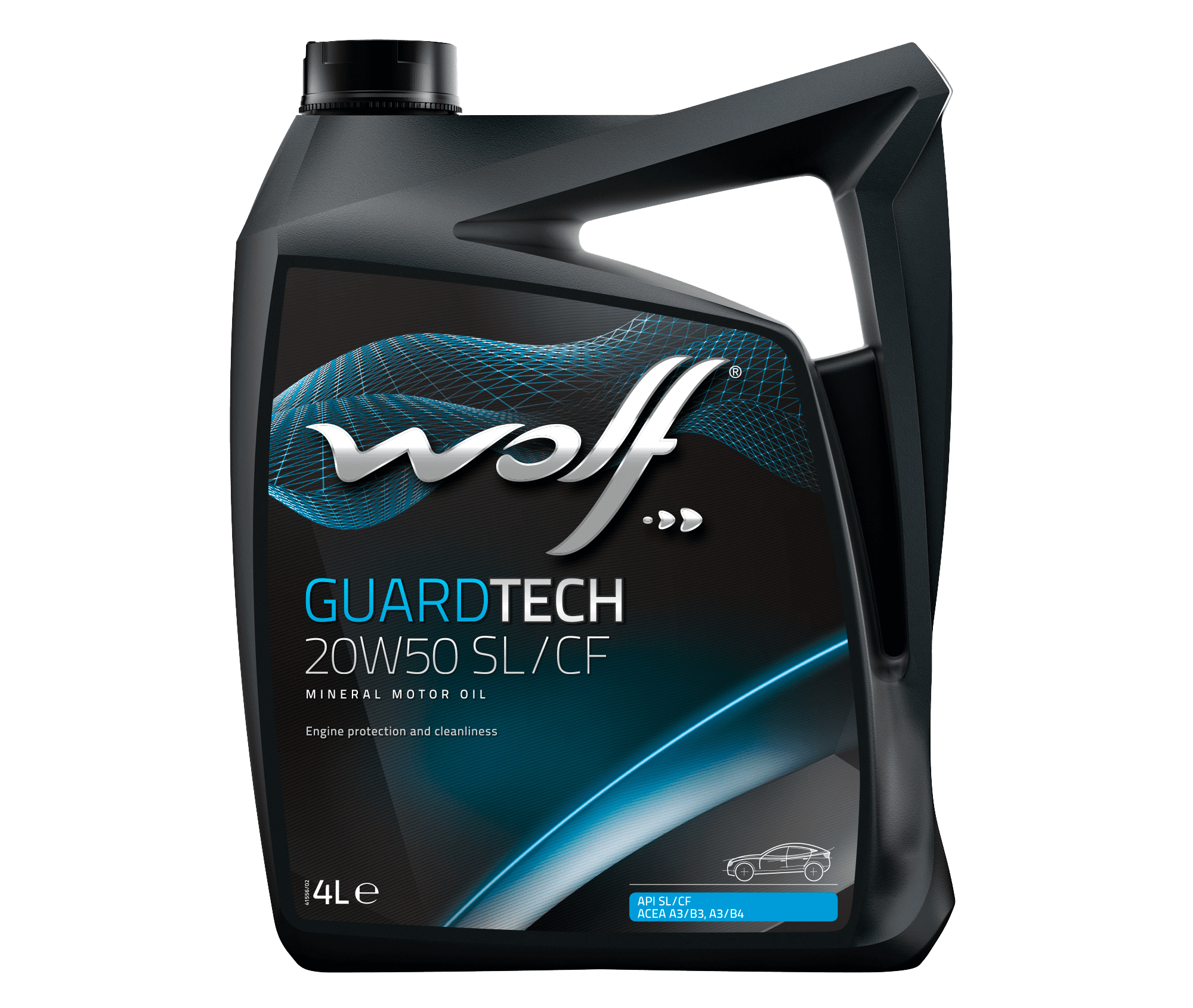 Моторное масло Wolf GuardTech 20W-50 SN/CF, 4л 